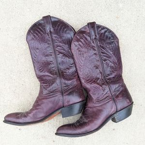 Cowboy boots Code West purple